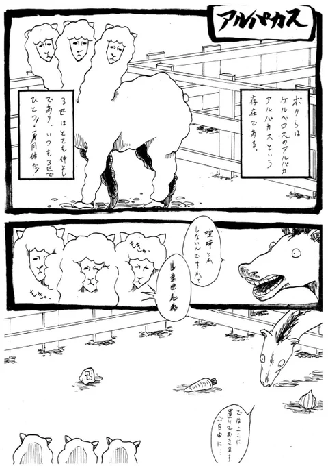 【アルパカス】
#狂った動物たち
#創作漫画 