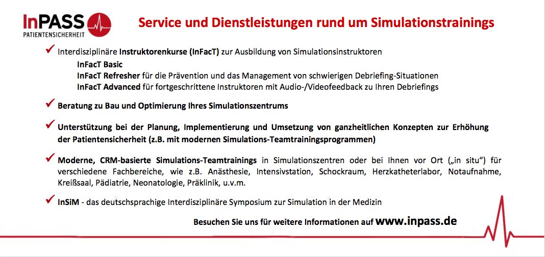 stups0711's tweet photo. 5.+5.10. und 26.+27.10.17 #Instruktorenkurs für #CRM-basierte #Simulationsteamtraining (InFacT) #InPASS #STUPS in #Stuttgart https://t.co/kwa3TEHC3z