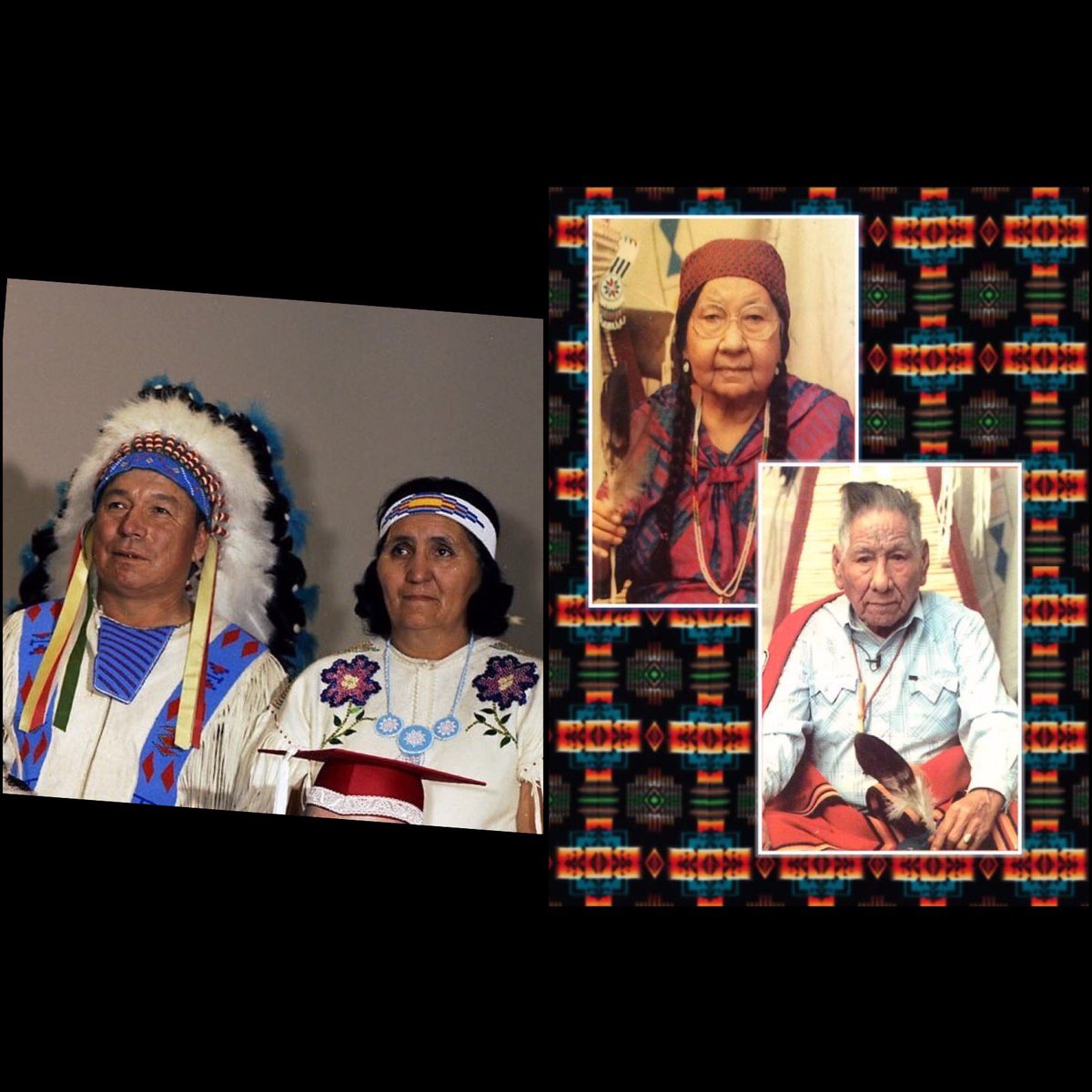 My inspiration always: my grandparents #family #futureoftreaty #makingtreaty7 #piikanination #bloodtribe #blackfoot #treaty7 #memories ❤️