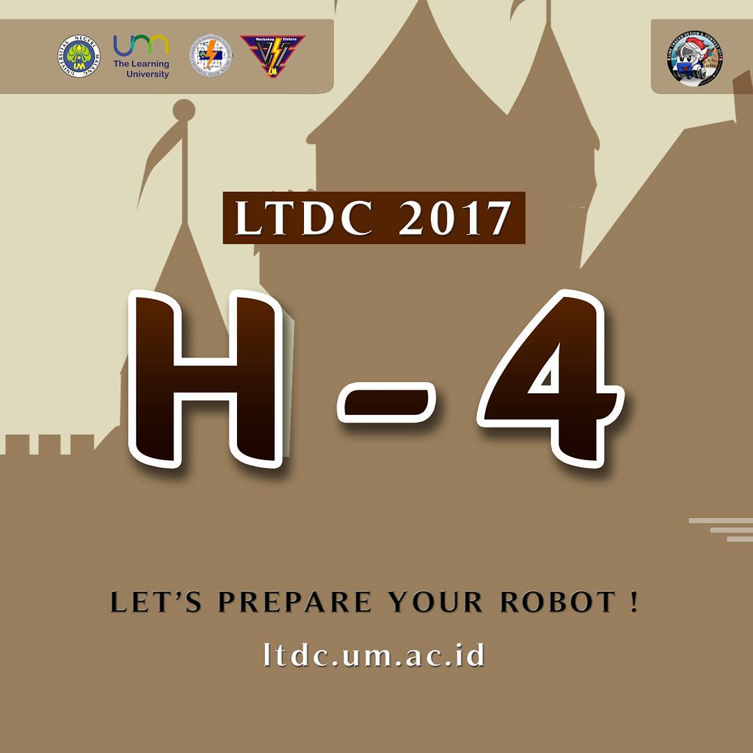 LTDC_WSEUM's tweet image. ltdc_wseum[H-4] Road to LTDC 2017
Halo para pecinta robotika, 
Let&apos;s Prepare your Robot!!! #workshopelektro #linetracerrobot #komunitasrobot