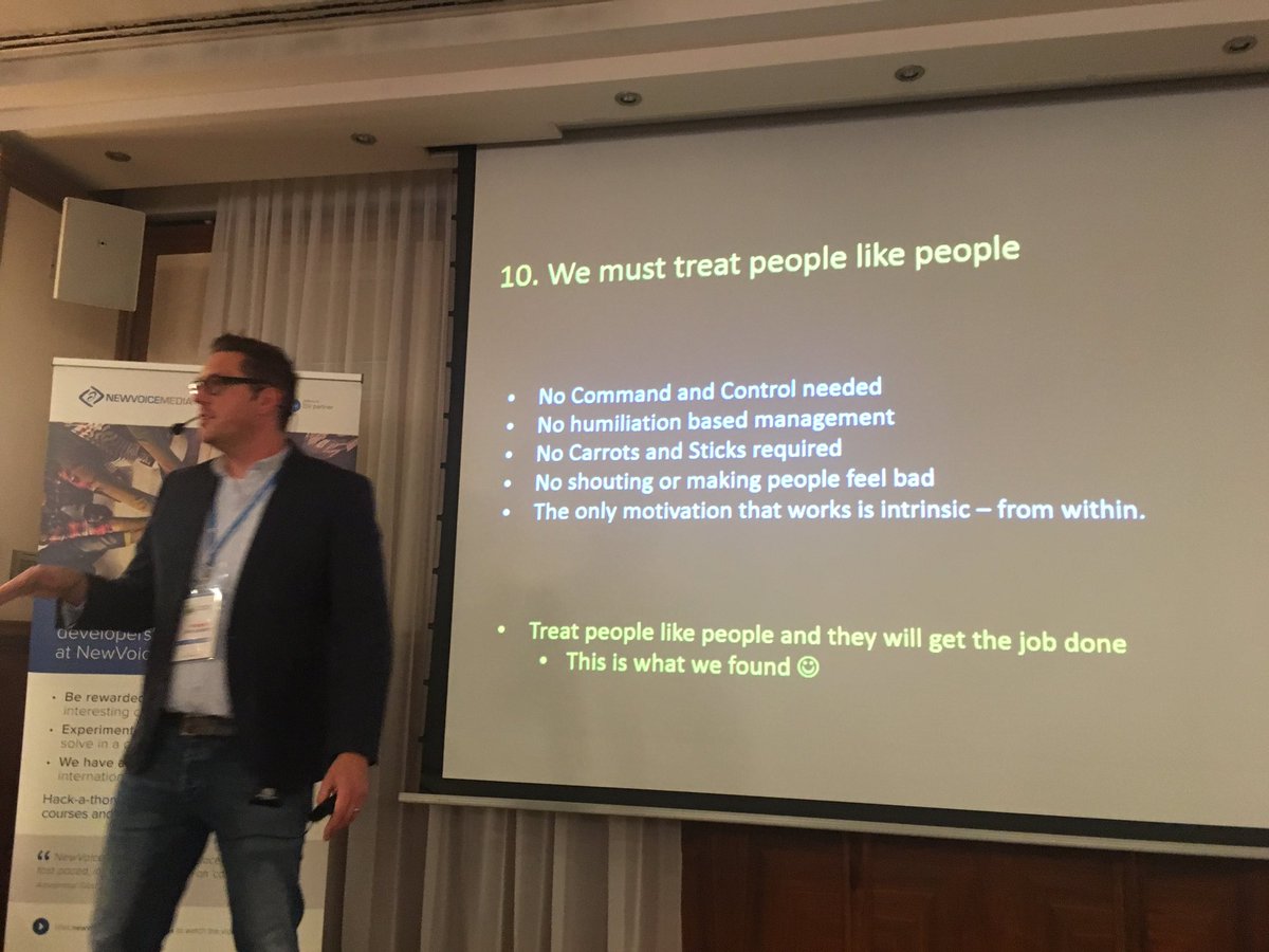 annalinke89's tweet image. &quot;Treat people like people and they will get the job done!&quot; by @Rob_Lambert  at #wroclawagileday