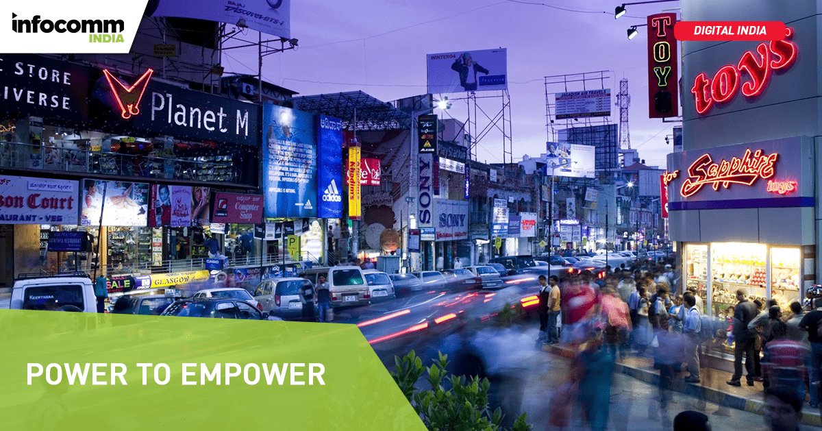 InfoCommIndia's tweet photo. The next frontier in #DigitalIndia - witness Power to Empower at #InfoCommIndia https://t.co/vKxMmnkQGK https://t.co/HYgdlvvvmt