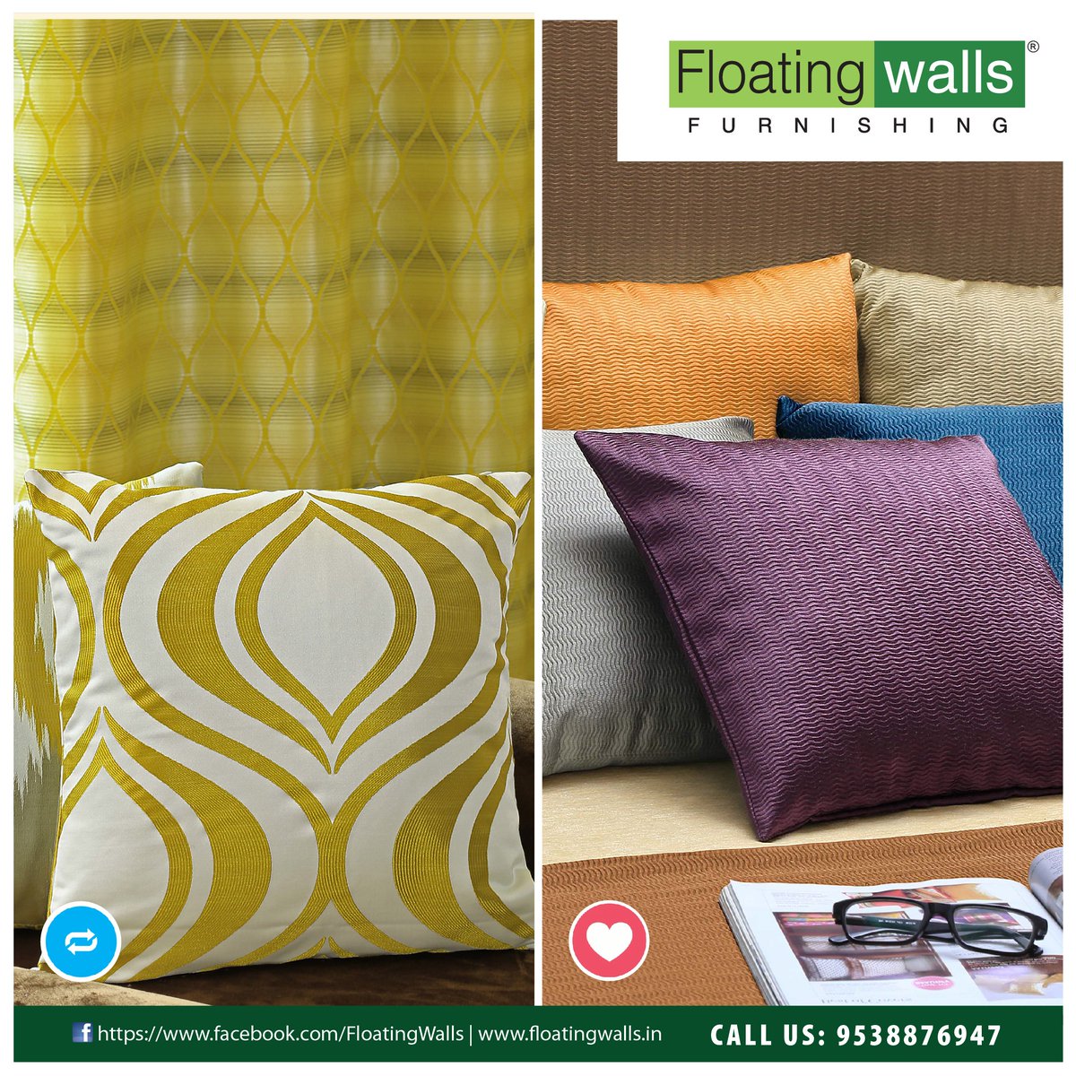 Tell us which one will you select for your home?
React with your preference for #UpholsteryDesign.  floatingwalls.in