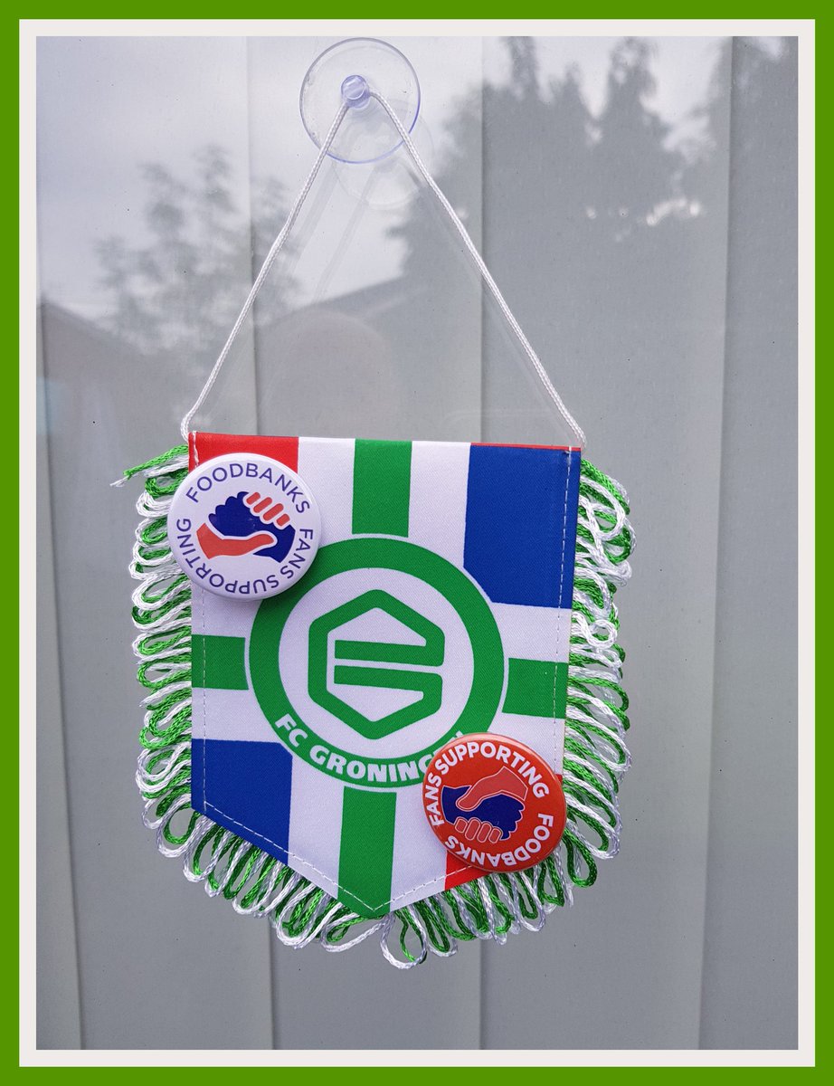 SFoodbanks's tweet photo. You never know who will turn up at the Foodbank. #HungerDoesntWearClubColours or have borders. Big Thanks to @fcgroningen lads, who's next ? https://t.co/Bl3WJuSkxl
