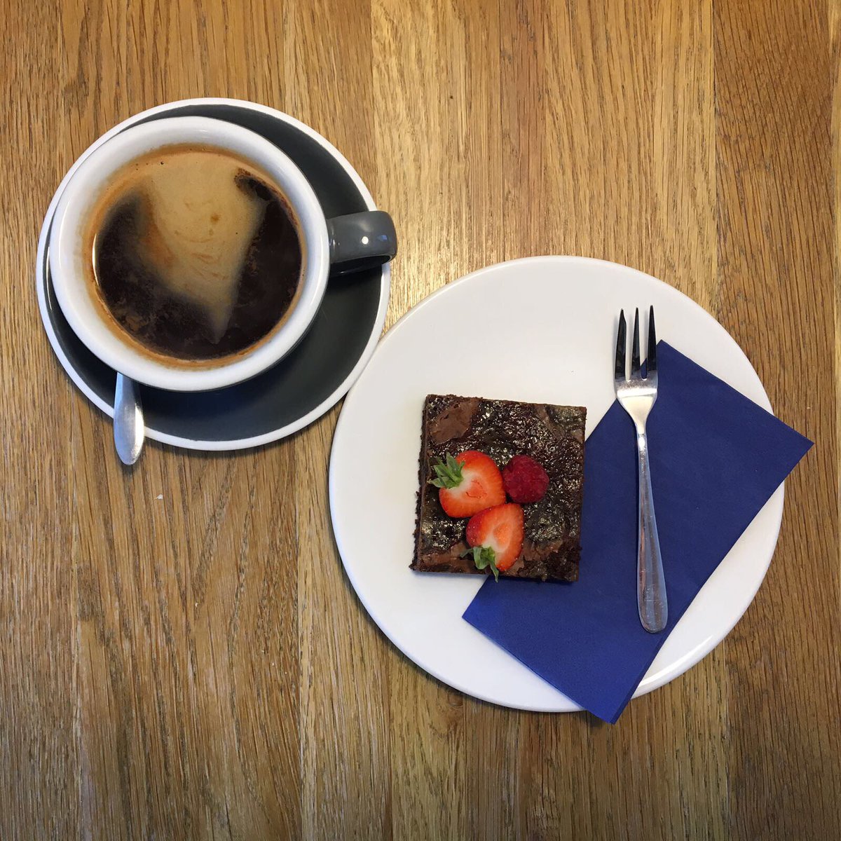 Saturday morning coffee and brownie, why not. #BedfordStCoffee #Saturday #SpecialityCoffee #Brownie #Treat #Middlesbrough #NorthEast