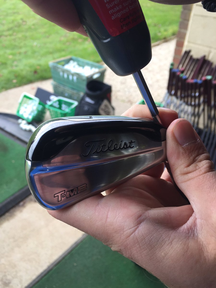 R1Ridsdale's tweet photo. @Bertiecat59 crunching the new 718 T-MB irons with 5mph more ball speed @TitleistEurope @WragBarn #betterfit with testing 👀😳👍⛳️ https://t.co/ZUwnDpGNOD