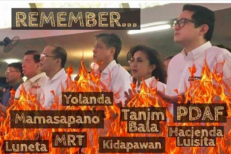 nashdgr8's tweet photo. we will never forget. we will never forgive. there will be no more yellow politician will win in the philippine election ever again! #TYDU30 https://t.co/VMKGtky1Od