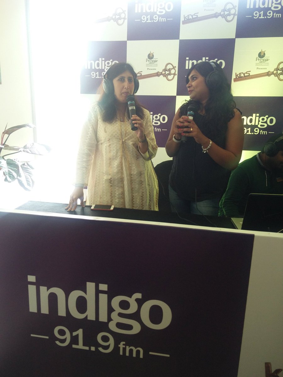 prestigegroup's tweet photo. Did you get to hear our #CMD Mr. Irfan Razack & Direct corporate communications Ms. Uzma Irfan talking about #Keys2017 on #Radio #Indigo. https://t.co/oVY7CRB4VC