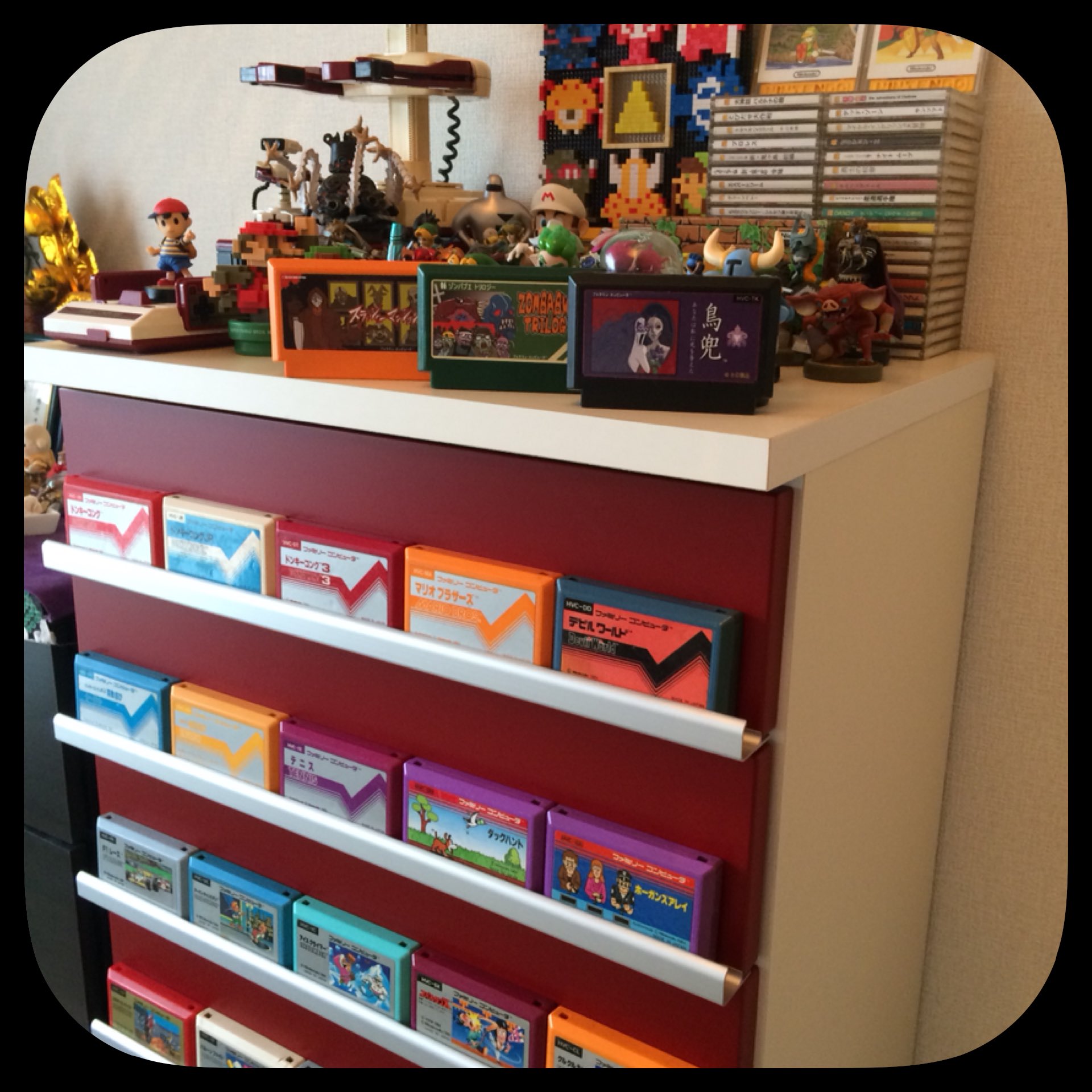 ファミコン専用チェスト！ファミカセチェスト！弊社オリジナル商品！