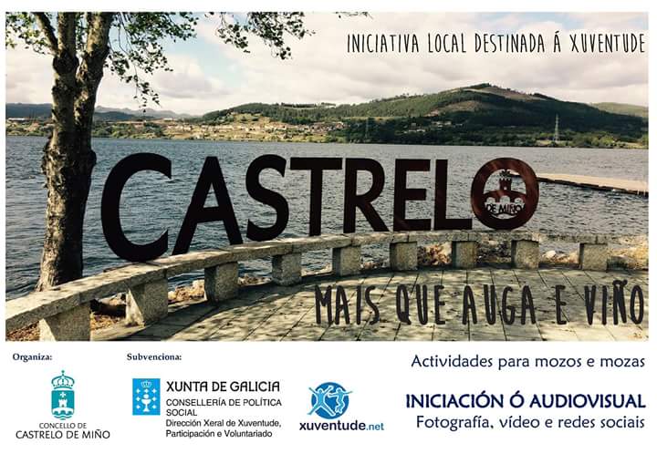 Hoxe no <a href="/castreloinfo/">Concello de Castrelo</a> "Obradoiro de iniciación ó audiovusual" da man de <a href="/ZinemusiK/">ZinemusiK</a> 
Actividade financiada por <a href="/xuventude/">Xuventude</a>