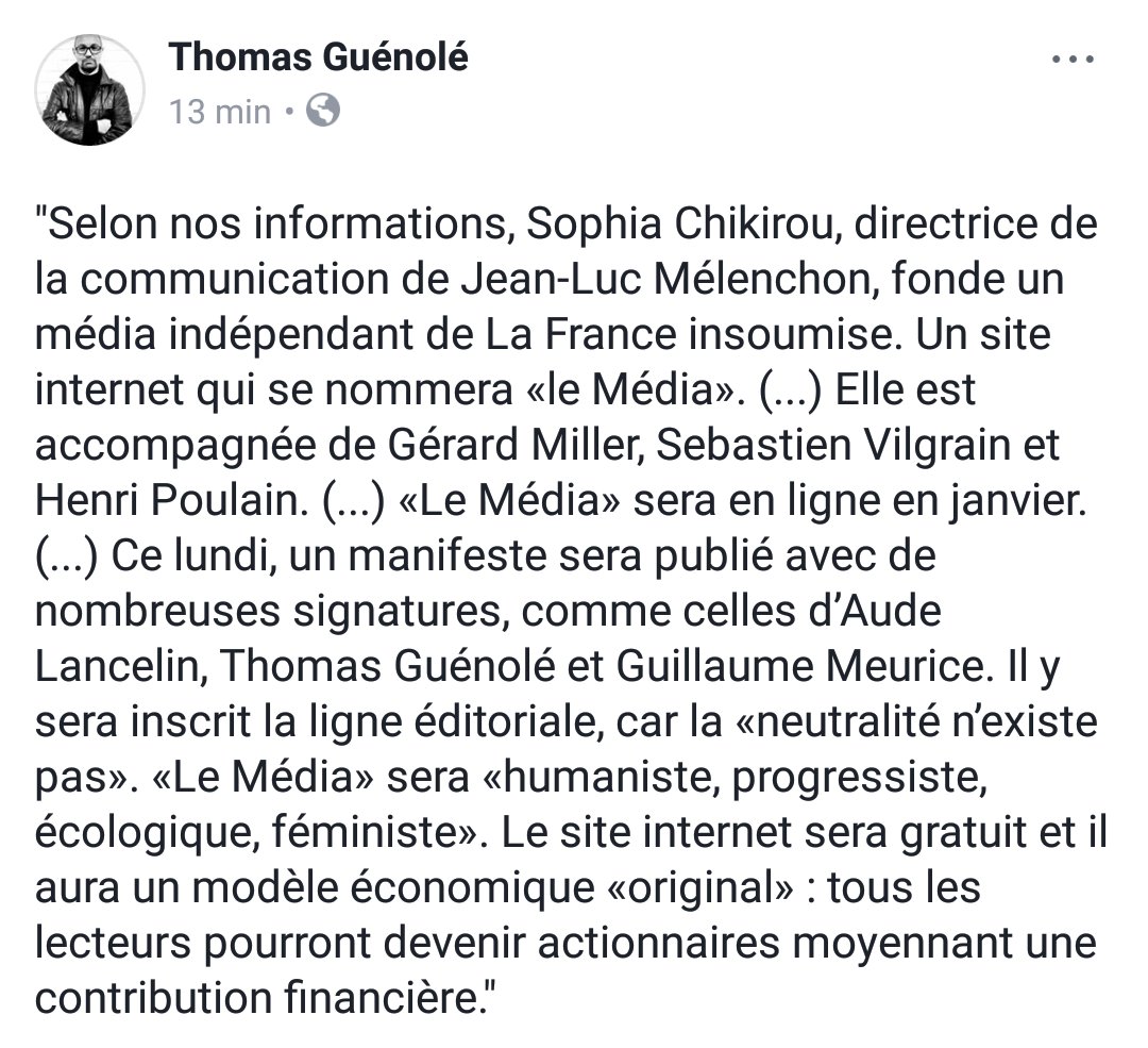 FI_Champs's tweet photo. #LeMedia : l'information humaniste et contradictoire, c'est pour bientôt. https://t.co/6RFkXs92hI