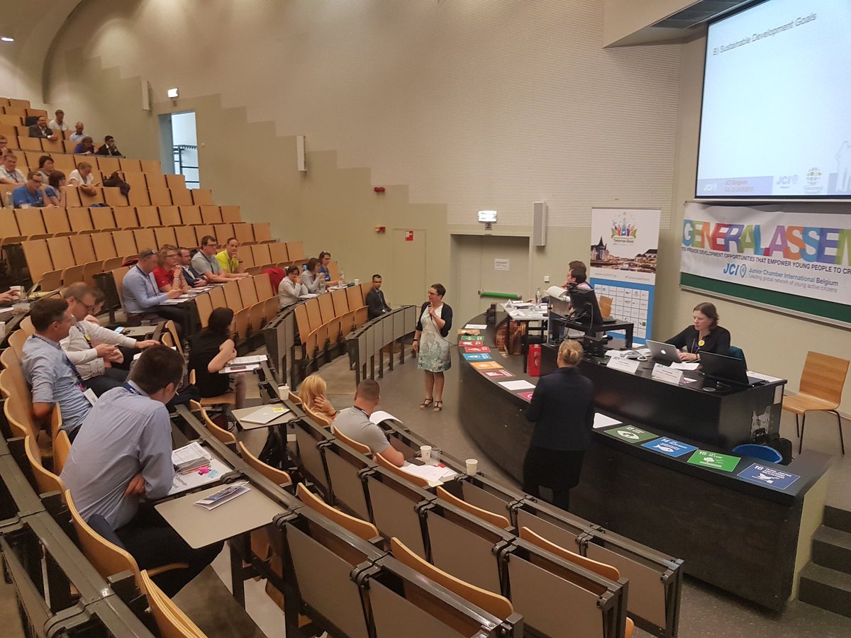 SDG bingo during the GA #TranscendYourself #tomorrowghent