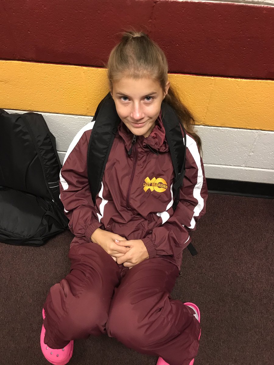 wnhs_xc's tweet photo. Arrived at 6:15am today bc we love North so much that we simply never leave https://t.co/VU4RY1Bcaz