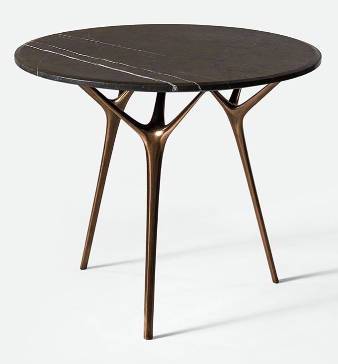 MadeInRatio's tweet image. #MadeinRatio introduces editions! A very special edition of #stellarnova launches at @MintShop1 with marble top and patinated bronze legs!