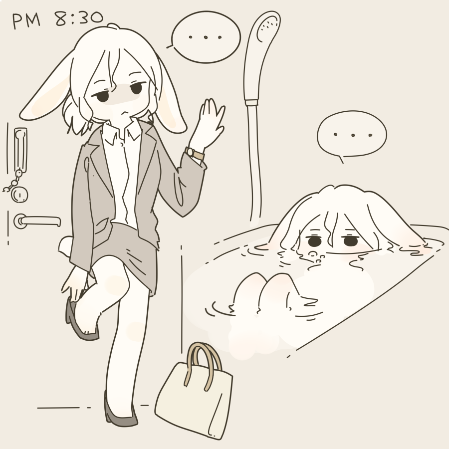 仕事もできていつも元気なウサギの女の子です! 