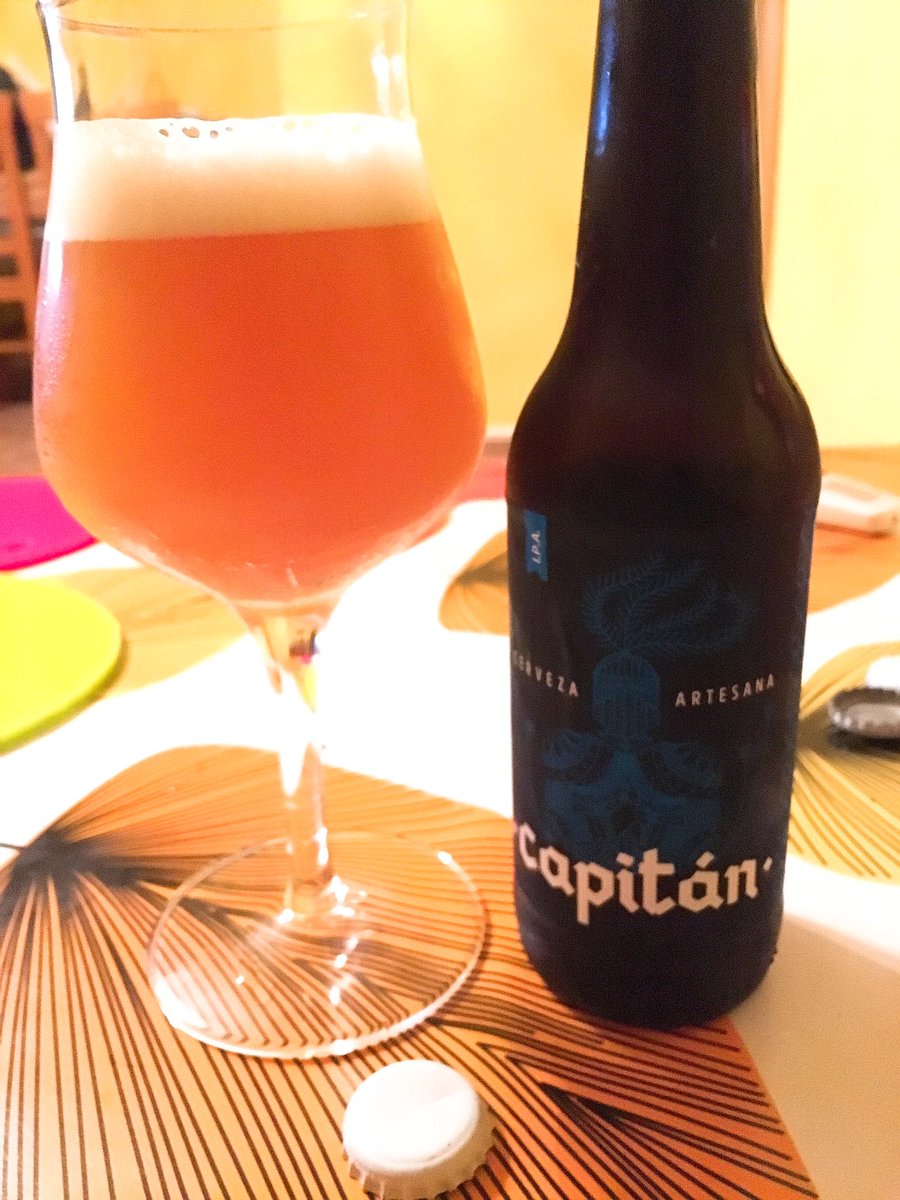 Ipa fresca de <a href="/CervezaCapitan/">Cerveza Capitán</a> para cualquier momento. #Córdoba <a href="/eldiaDlacerveza/">El Día de la Cerveza</a> <a href="/cervezadviernes/">Cerveza del Viernes</a> @XaviGBarber <a href="/aleho77/">aLEHo</a> <a href="/factoriacerveza/">Factoría de Cerveza</a> 🍺🍻