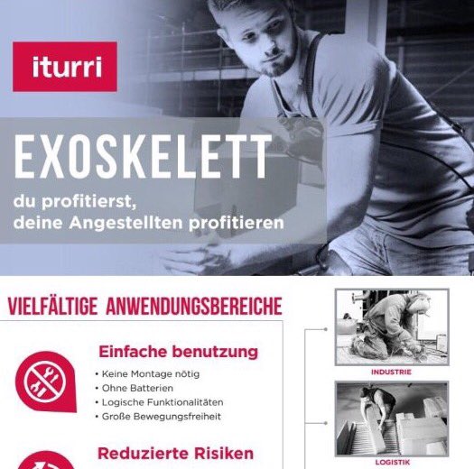 Laevobv's tweet image. Laevo/ITURRI at the A+A Messe Düsseldorf. Lets fight back pain! #Laevo selected to highlight route &quot;Future of Work - Work 4.0&quot; #exoskeleton