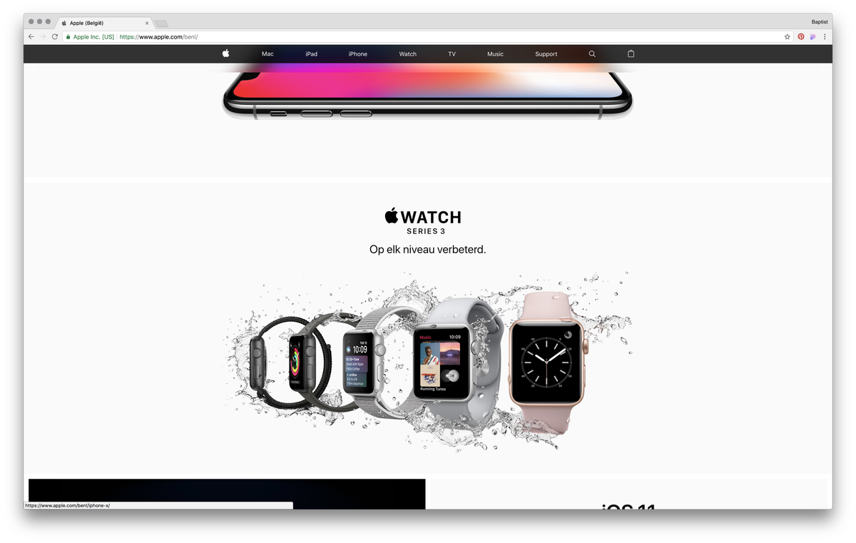 BStandaert's tweet photo. @tim_cook there is a bug present on the https://t.co/vgO5ZB6VfS site when viewing on Google Chrome, here's the fix. https://t.co/11dIpu8onw