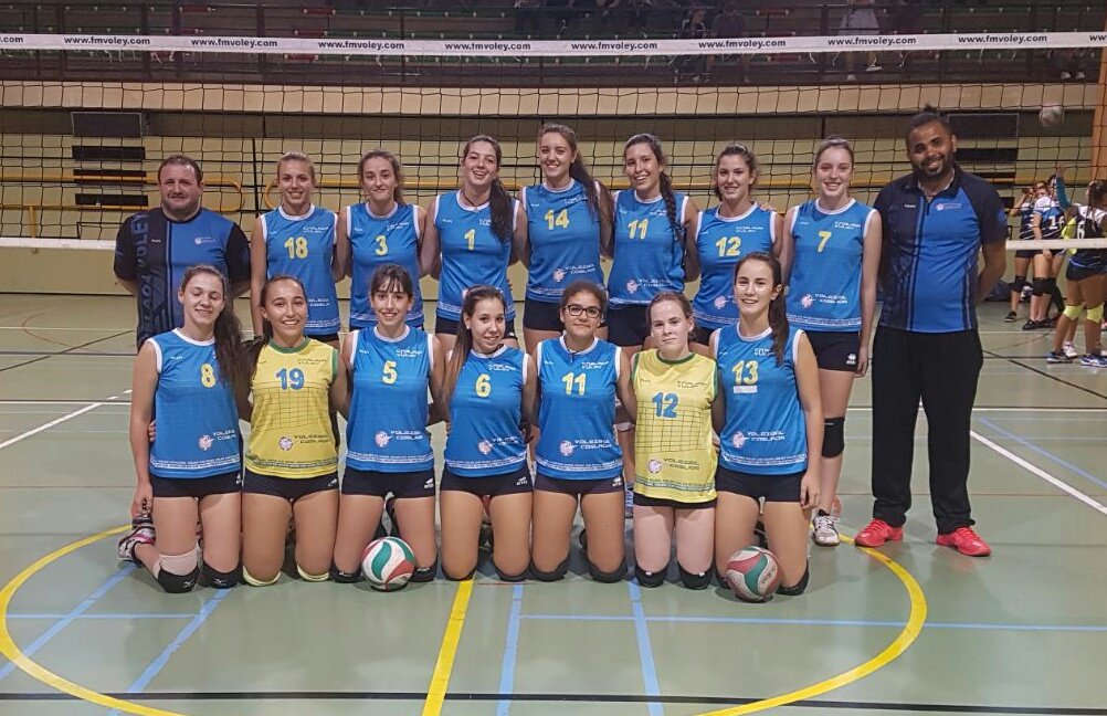 El juvenil femenino gana a <a href="/cuvalcorcon/">Cuvalcorcon</a> B, ¡Bien chicas!👏 #coslada #voleibol #CVC 💪🏐