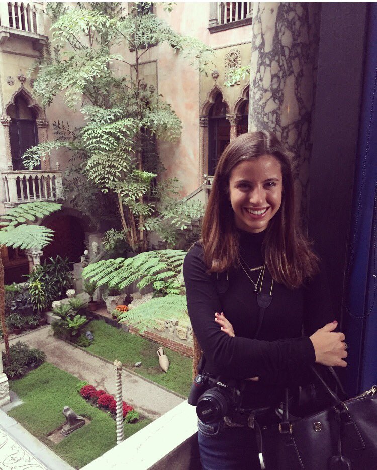 It might be raining outside but it feels like a sunny day inside the Isabella Stewart Gardner Museum!