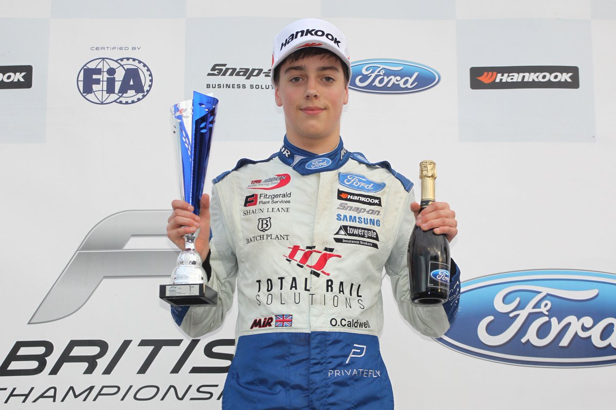 BritishF4's tweet photo. RACE REPORT - York takes second Ford EcoBoost-powered win of career, as Caroline and Sulaiman star on podium: https://t.co/N672VzOe38 https://t.co/p3drx6Ih6D