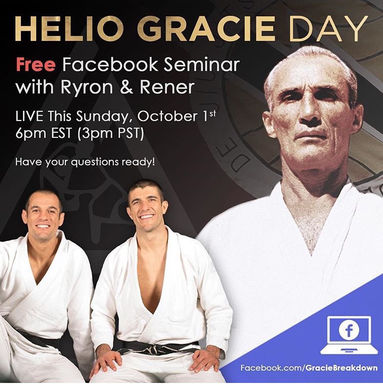 RyronGracie's tweet image. Let's talk everything jiu-jitsu tomorrow on FaceBook!