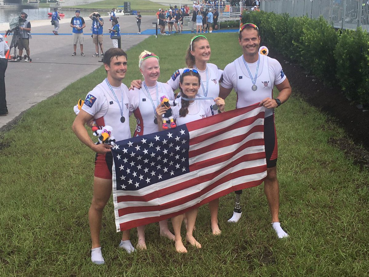 CRIBoston's tweet image. We ❤️ you @usrowing PR3 4+, silver medalists!!!