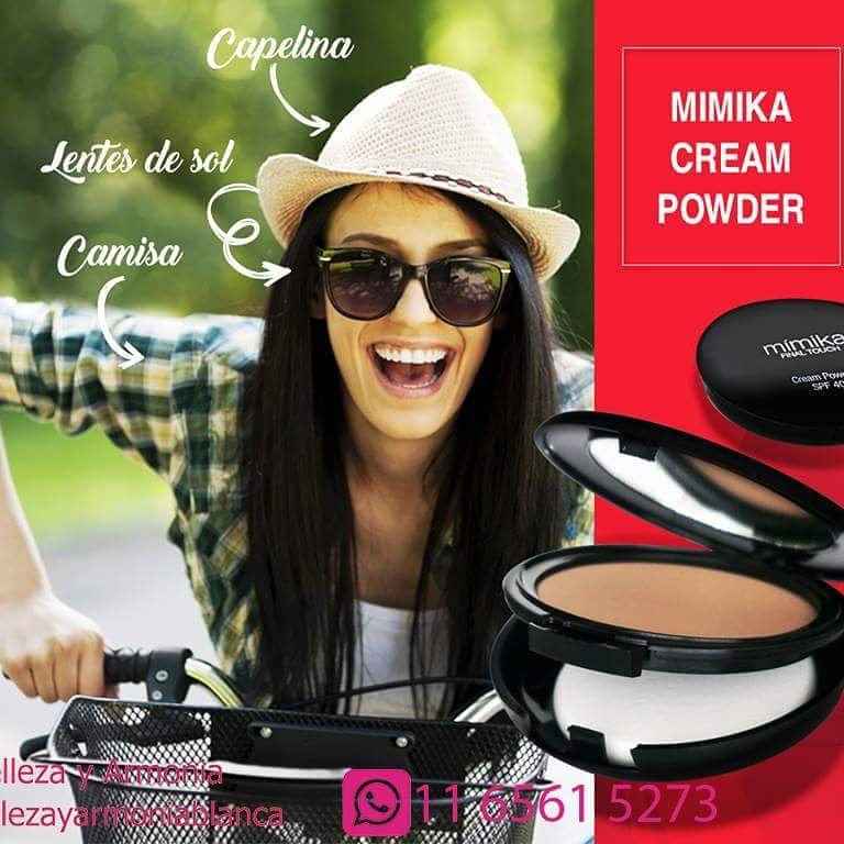 ByA_blanca's tweet image. Fin de semana #base #CreamPowder de Mímika, que además de corregir imperfecciones protege tu piel del sol porque trae #SPF 40