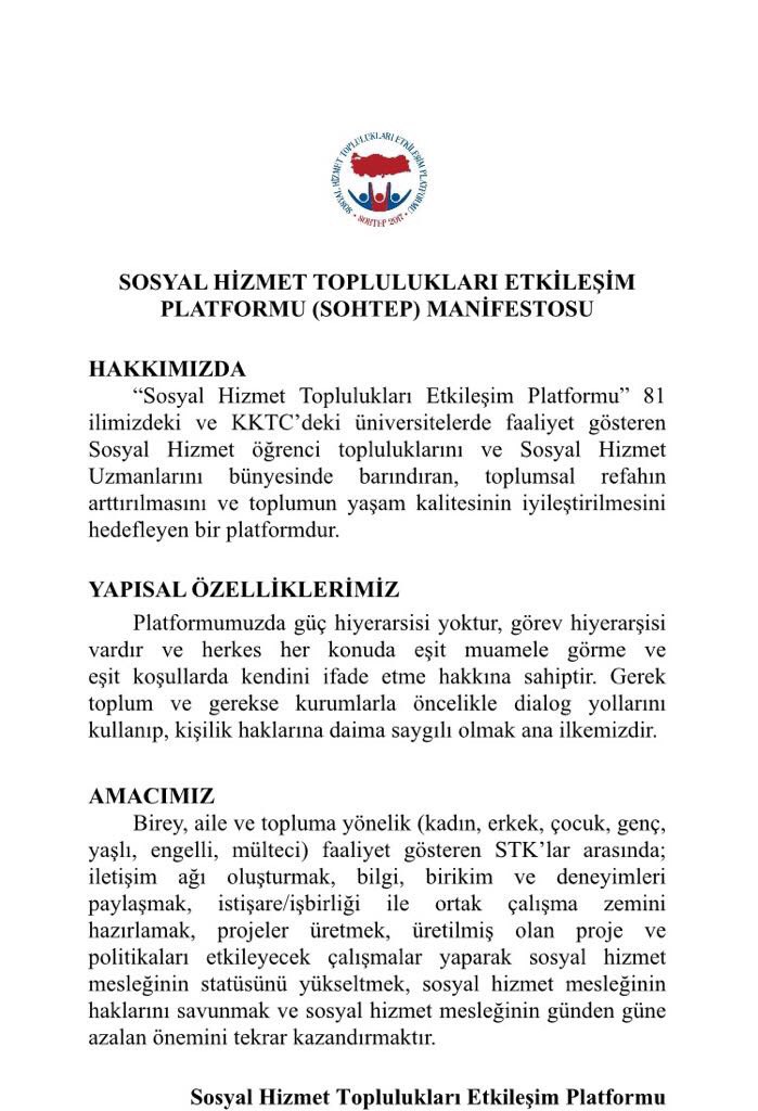 sohtep's tweet photo. Sosyal Hizmet Toplulukları Etkileşim Platformu Kuruluş Manifestosu https://t.co/pBLV0ZYLW8