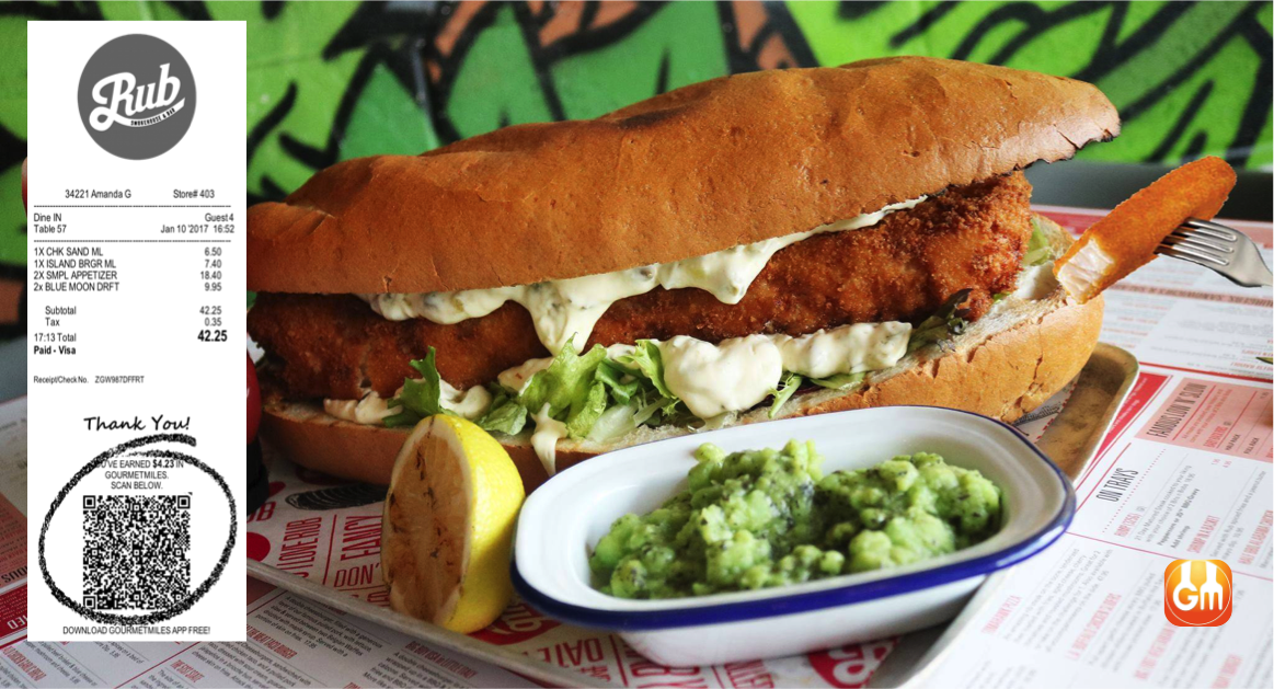Gourmetmiles's tweet photo. Eat &amp; Earn. Visit @rubyourselfie, order this giant, &amp; scan your receipt to earn Gourmetmiles cash credit. https://t.co/OPvGLp1dnL
