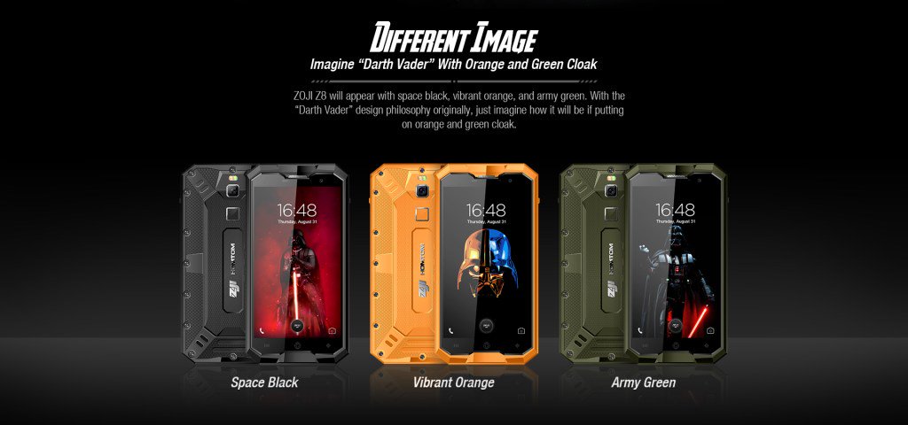 Gizchinacz's tweet image. Vydán nový odolný telefon ZOJI Z8 inspirovaný Darth Vaderem #ZOJIZ8 #novýodolňák gizchina.cz/2017/09/30/vyd…