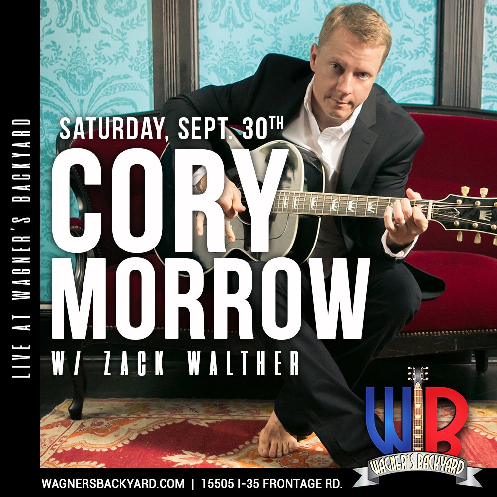 wagnersbackyard's tweet photo. When there's #LIVEMUSIC at Wagner's, you know how you're spending your Saturday night! Cory Morrow + Zack Walther hit the stage tonight 🍻 https://t.co/jYpcaoLugJ