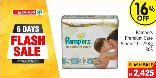 pampers spar
