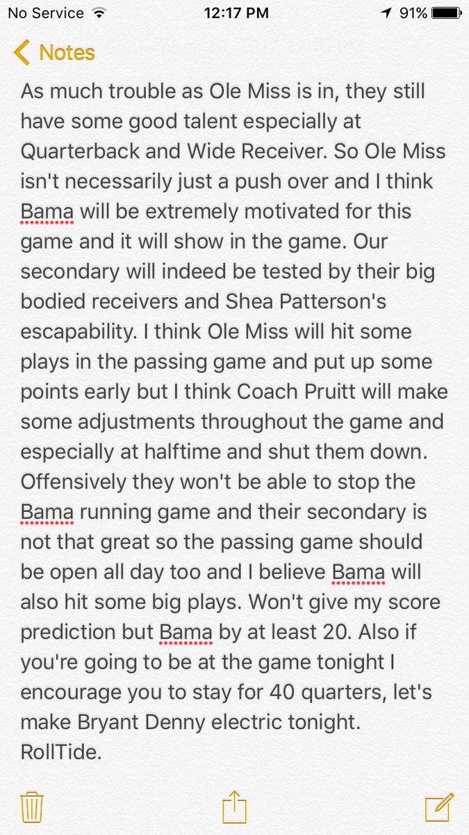 rtraustin_'s tweet image. My thoughts on the #OleMiss vs #Alabama game later tonight. #RollTide