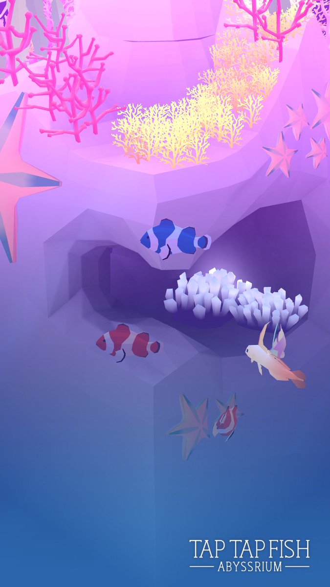 My Blue Clownfish:) 
#taptapfish
Download: onelink.to/jhe4sh