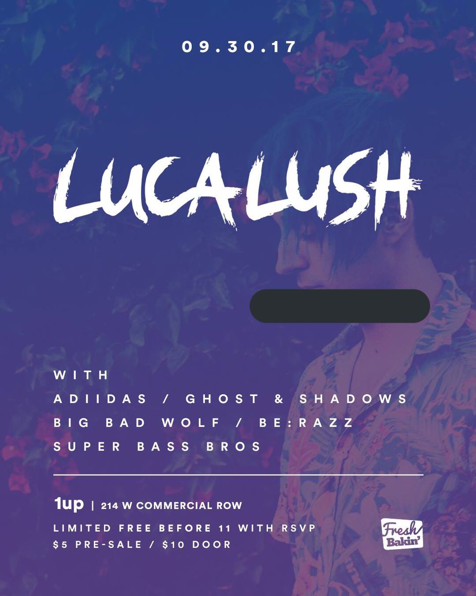 jdotsonics's tweet image. TONIGHT. 
Tickets are gettin' low, so grab em while you can. I'm playing right after @LUCALUSH 💥💥💥
Tickets : eventbrite.com/e/luca-lush-at…