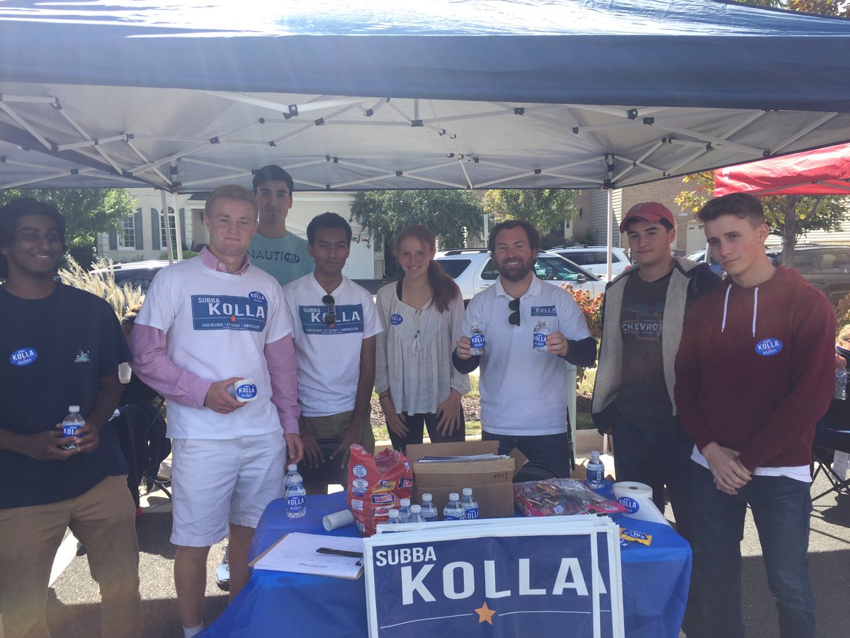SubbaKolla87's tweet photo. Come visit our team's booth at South Riding Fall Fest this afternoon #TeamSubba https://t.co/8kZ6d3PWZl