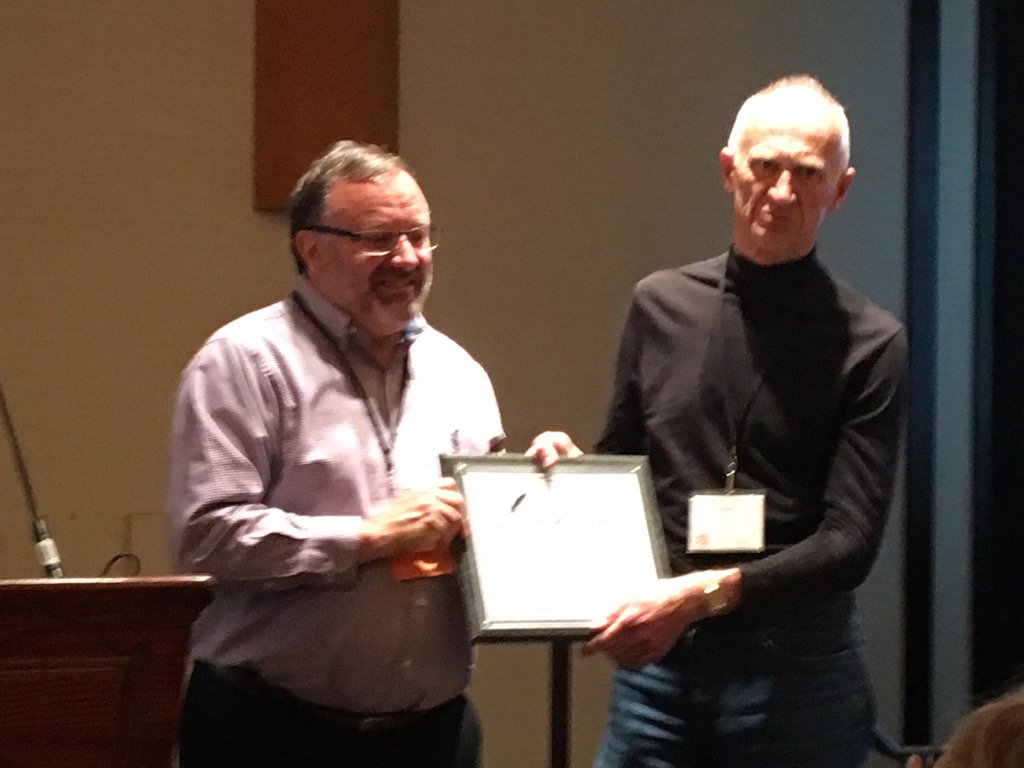 realagriculture's tweet photo. Congrats to Hugh Maynard on receiving the CFWF Lifetime Achievement Award at #cfwf17 https://t.co/S7pSh4GEGd