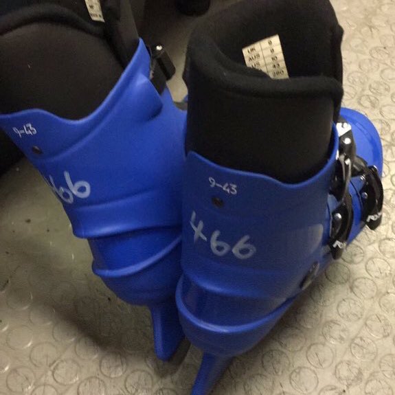 The #SkateGate skates up close... also know as the <a href="/edcapitals/">Edinburgh Capitals</a> #LuckyCharm