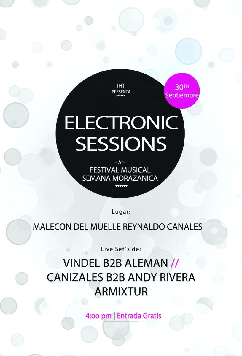 geovanbeat's tweet photo. Si vas por #LaCeiba no te puedes perder este bailongo con @DjAL3MAN #electronicsessions cover free! @Abeldidit @chu_five 😎 https://t.co/9aPwYj8LgV
