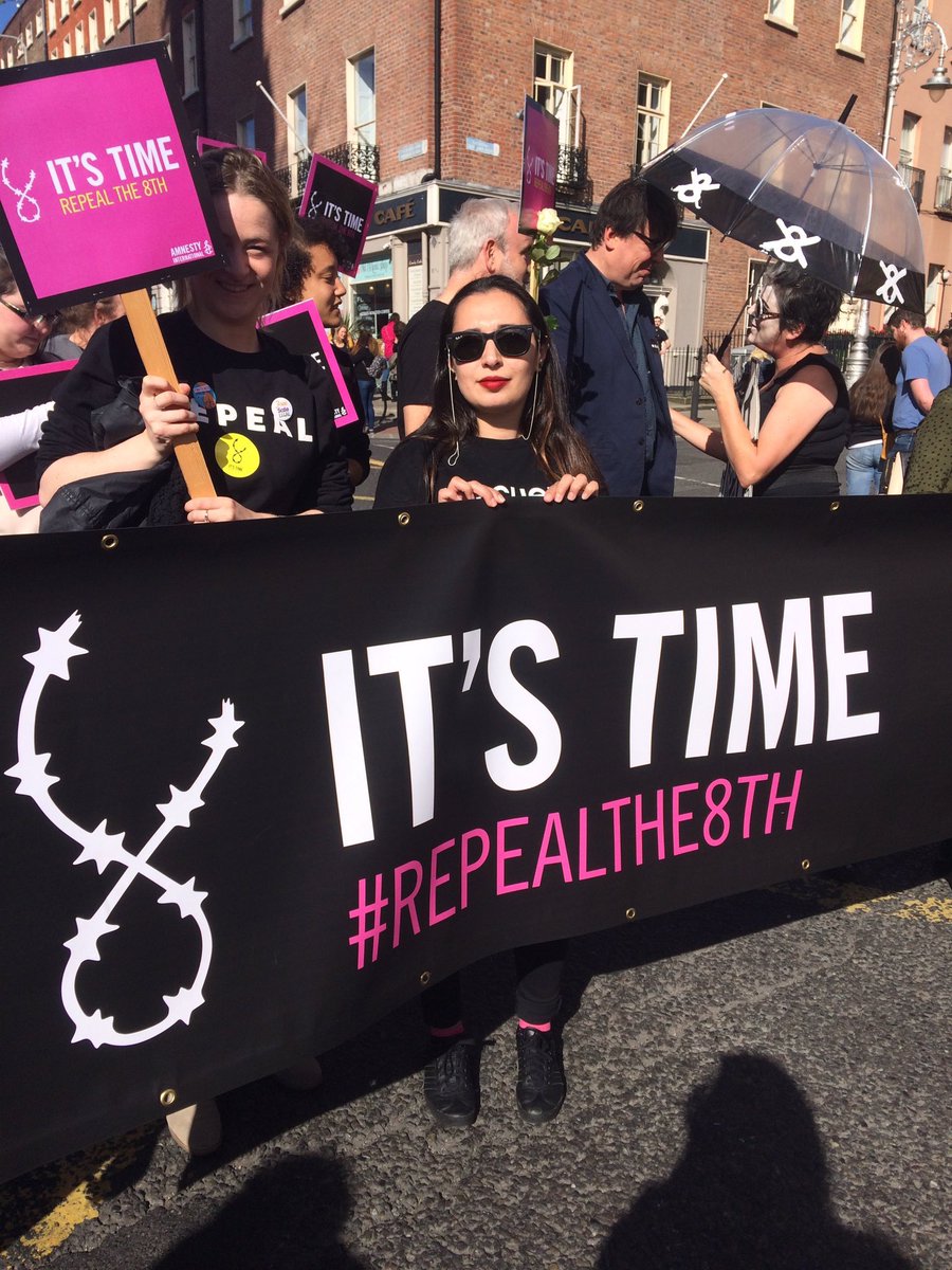 Colmogorman's tweet photo. When 40,000 people take to the streets for #arcmarch17 Gov must hear that THEY are the middle ground. #ItsTime #Repeal8th https://t.co/l9ejYUpaQ3