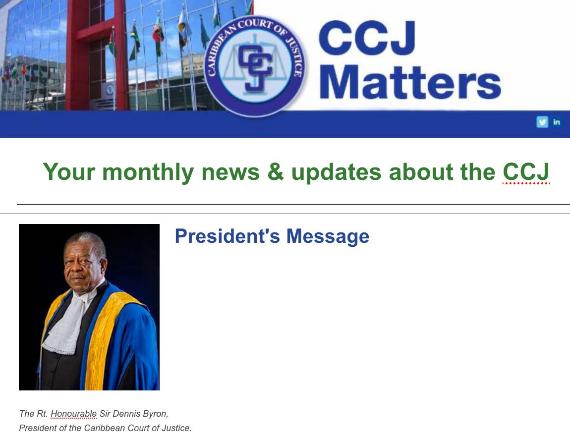 CaribbeanCourt's tweet image. The September edition of CCJ Matters is out.  Read the newsletter here: ow.ly/Ajl330fxNr0
