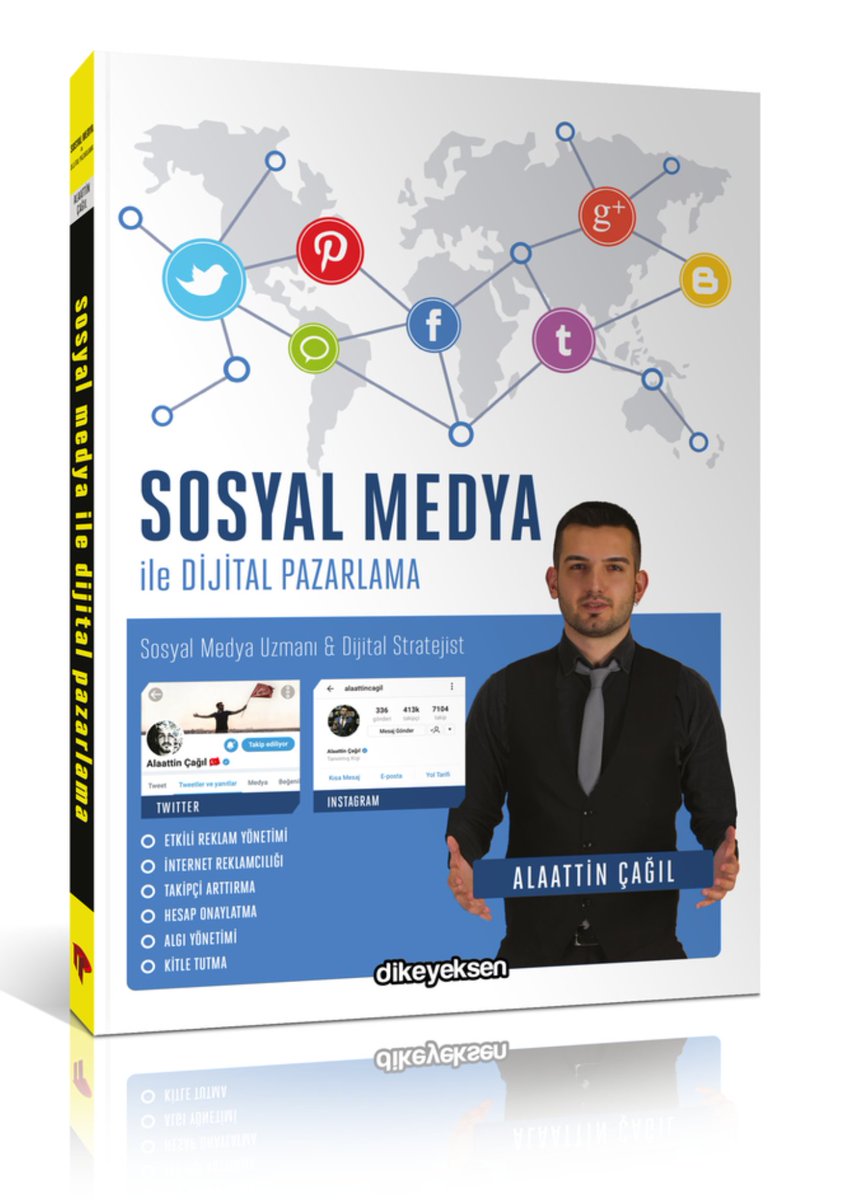 #HediyeKitap Sosyal Medya ile Dijital Pazarlama <a href="/dikeyeksen/">Dikeyeksen Yayıncılık</a> <a href="/AlaattinCAGIL/">Alaattin Çağıl</a> süper kitabı Rtleyen 2 takipçimize hediye.
Çekiliş 17 Ekim de.