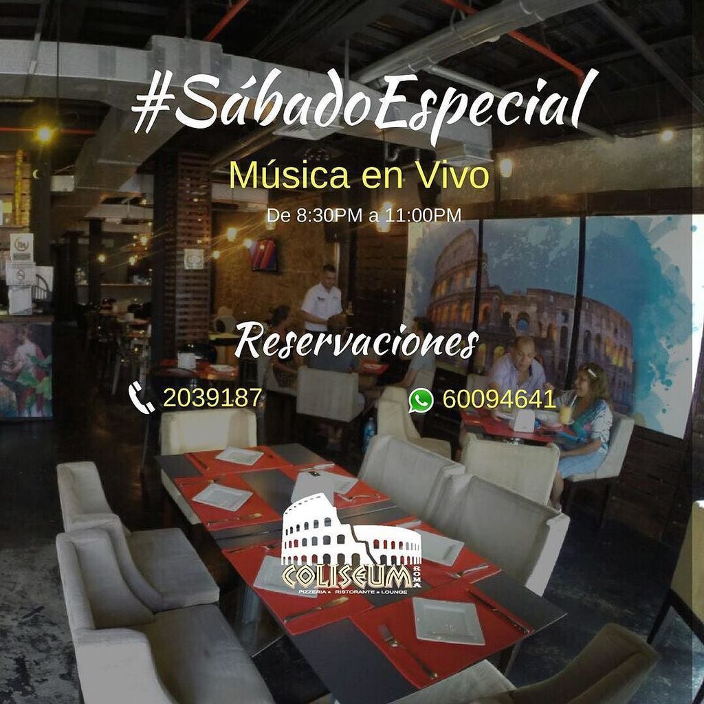 Coliseumpty's tweet image. Ven a disfrutar de un sábado especial. Tenemos la mejor combinación en ambiente, servicio, comida, coctelería para… ift.tt/2yzWNwI