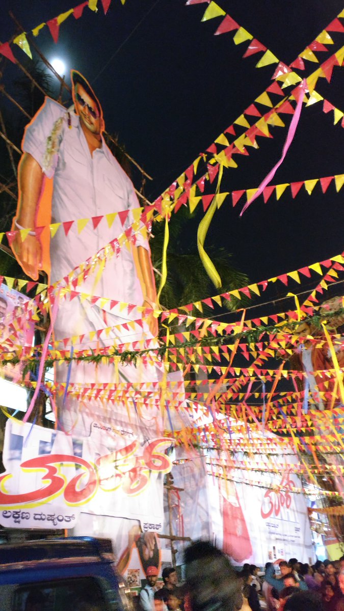 Adidevasurya's tweet photo. @dasadarshan @Dboss7999k Movie is festival for us hats off to Prakash. Movie tumba chennagi bandide. Watched thrice. #Tarakotsava #Tarak https://t.co/ziRbzw2F1E