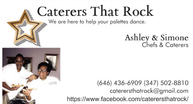 simonedivar1's tweet photo. If you would like to place an order or have an Event Catered, or even want your palettes dance. Give us shoutout. Much appreciated. https://t.co/NV48NJbEfd