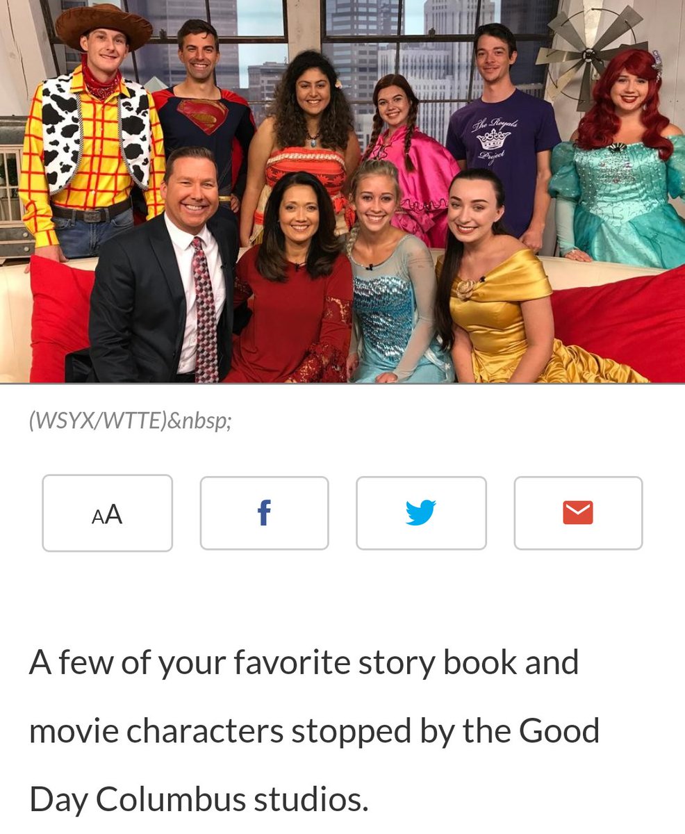 RoyalsProject's tweet image. The Royals Project had the privilege of being a guest on Good Day Columbus! Special thanks to Fox28 for supporting our cause!