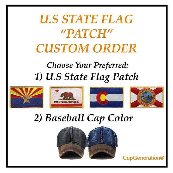 cap_generation's tweet image. Custom Cap, STATE PATCH, Custom Order, Choose #accessories #hat @EtsyMktgTool etsy.me/2kAKj1r