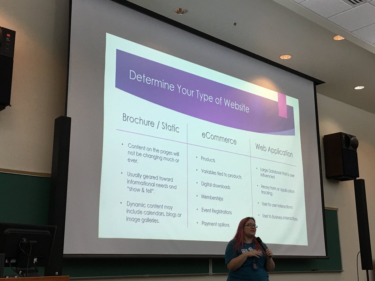 WPDistrict's tweet image. Great advice from Stephanie Young on how to get started with your #WordPress website at #wcsatx
