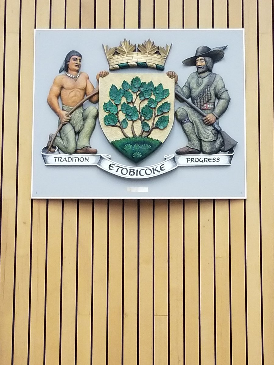 queenmellD's tweet image. Attached pic is sign above Council Chambers @ Etobicoke Civic Center. Time to take down. Please.@TorontoComms @TorontoCouncil@JohnTory